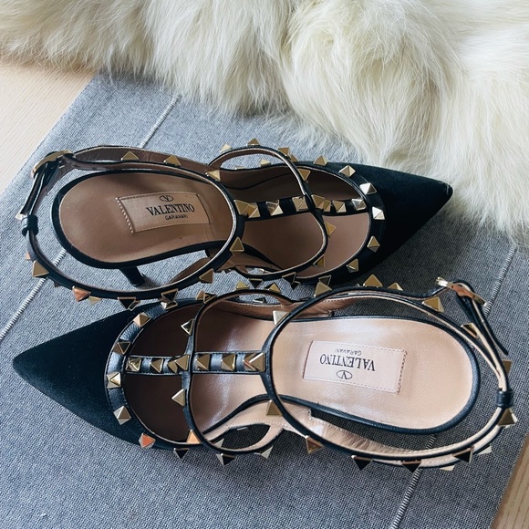 VALENTINO GARAVANI ROCKSTUD VELVET - Picture 14 of 14